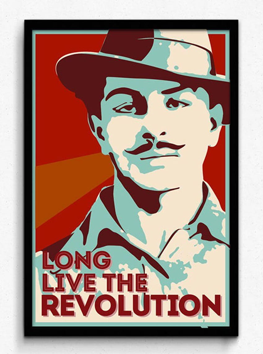 Seven Rays Bhagat Singh、アニメーション化されたバガット シン HD電話の壁紙