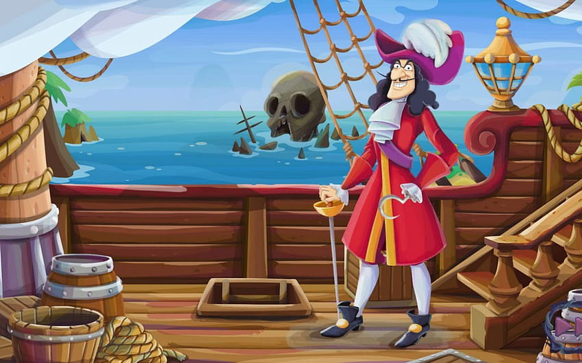 Ship Of Captain Hook Cartoon Peter Pan Disney 1920x1080 : 13 HD wallpaper