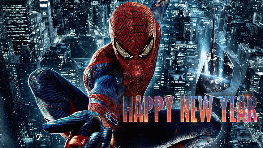 Deseos de Feliz Año Nuevo Superhéroe Spiderman Niños, superhéroes fondo de  pantalla | Pxfuel