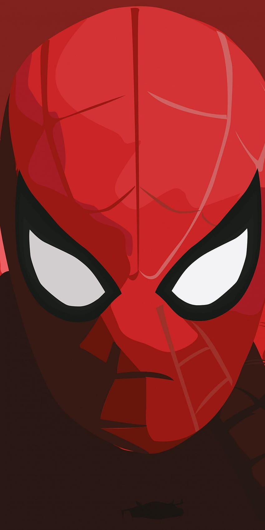 Spiderman-Gesicht weit weg von zu Hause, Spider-Man-Gesicht HD-Handy-Hintergrundbild