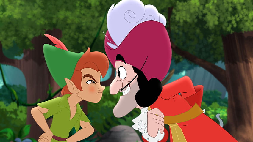 Peter Pan and Captain Hook for iPad mini 3 HD wallpaper