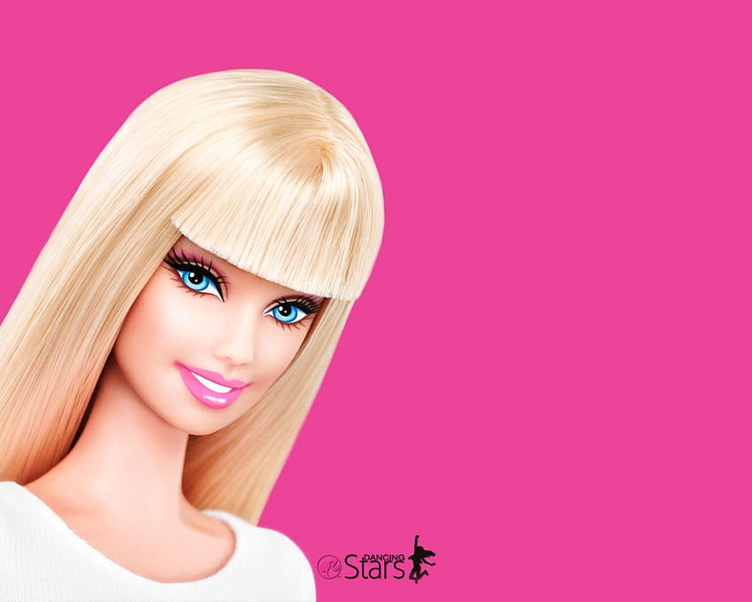 Salvas de Barbie, logotipo de Barbie fondo de pantalla