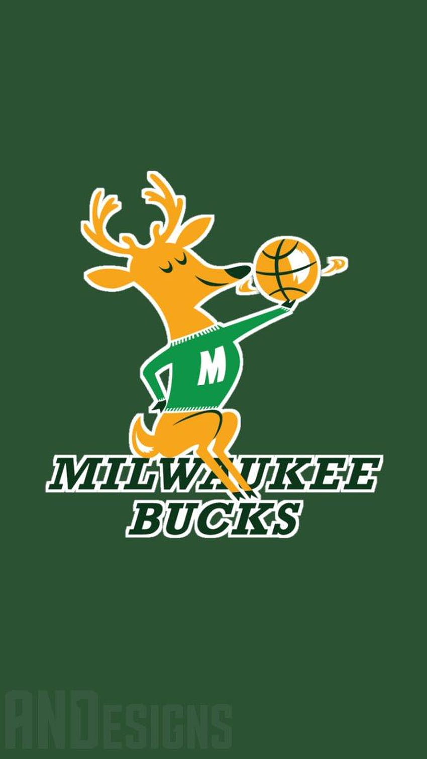 And1 Designs sur Twitter:, Milwaukee Bucks logo iphone Fond d'écran de téléphone HD