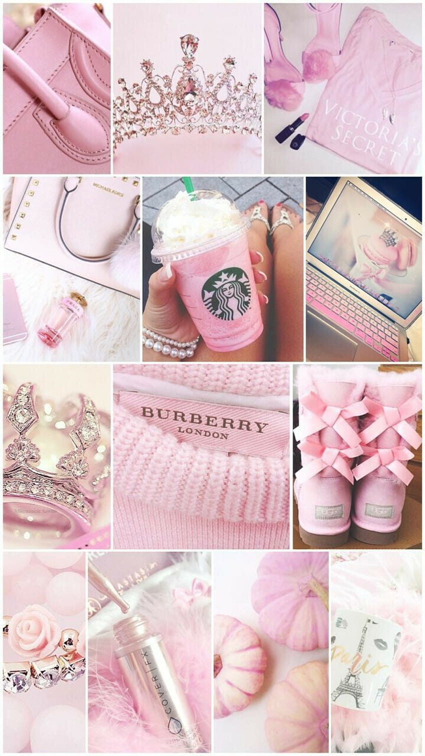 Pink Aesthetic Collage posted by Samantha Sellers, baby pink aesthetic collage HD phone wallpaper