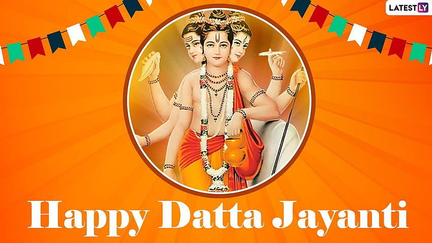 Datta Jayanti 2020 and For : WhatsApp Messages, Lord Dattatreya Facebook , SMS Greetings to Send Wishes on This Auspicious Day, dattatray HD wallpaper
