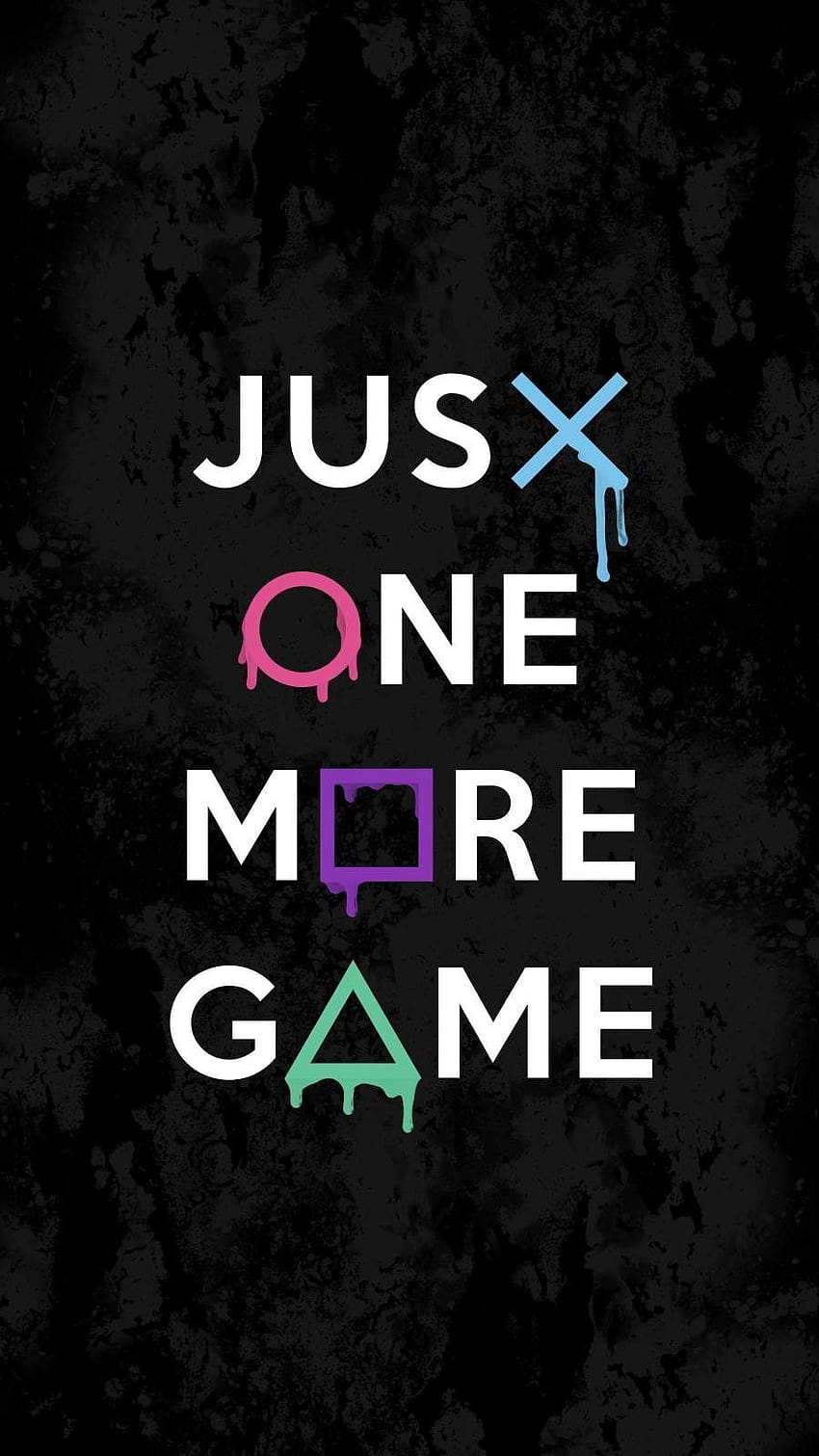 Just One More Game iPhone, black game HD phone wallpaper