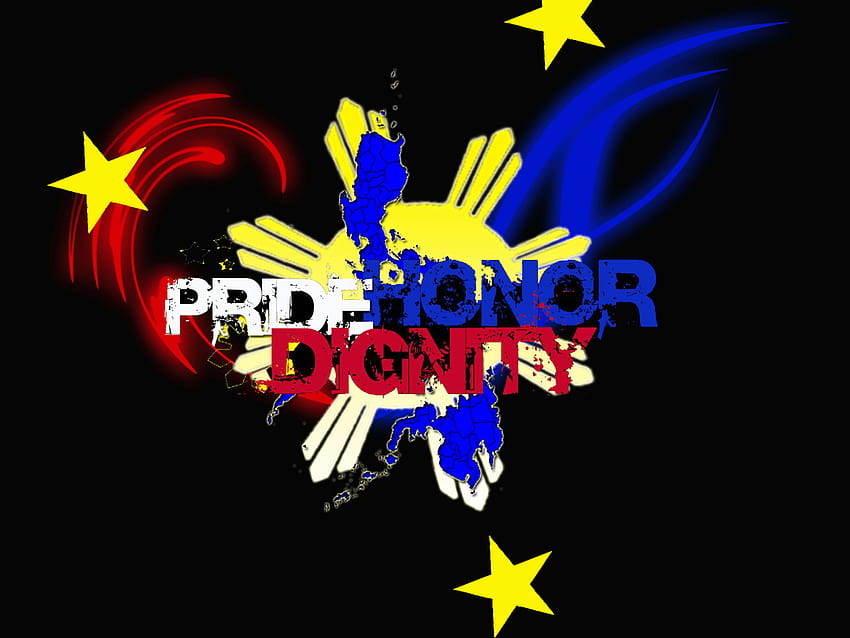 Tribal Pinoy Flag, philippine flag HD wallpaper