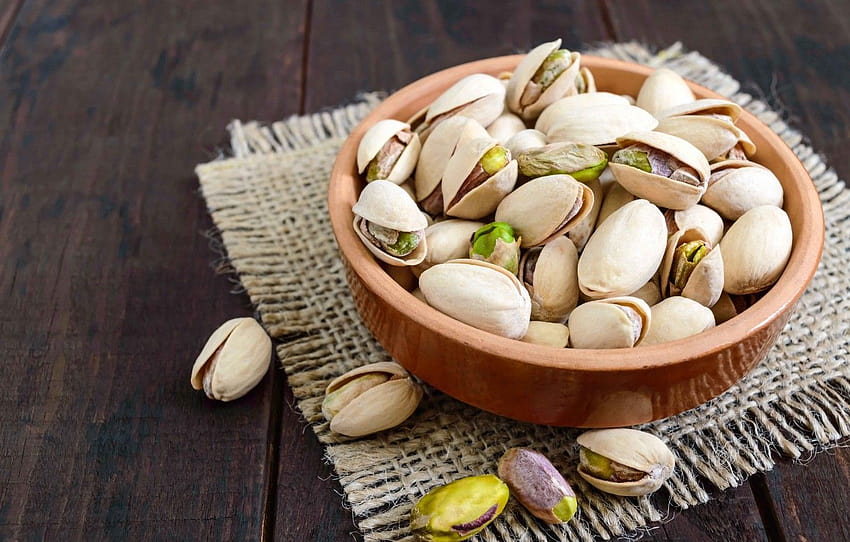 Cup, Nuts, Pistachio, The tablecloth , section еда HD wallpaper
