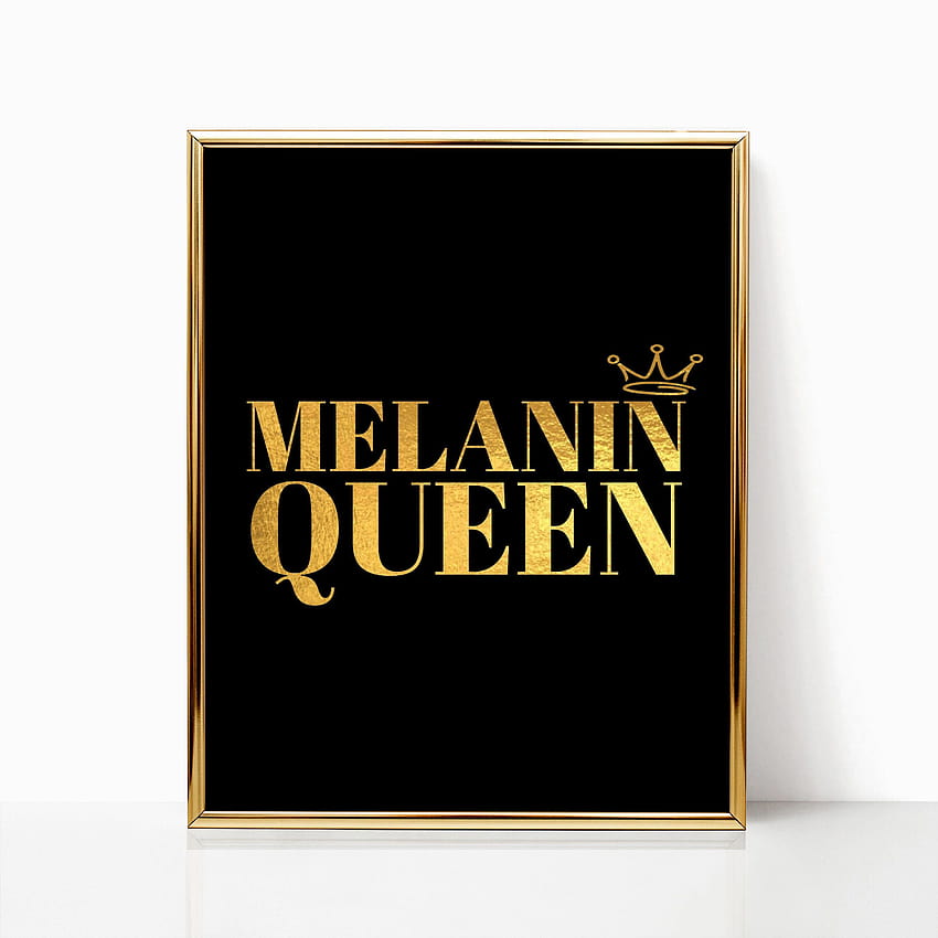 Black Girl Magic, Word Art, Melanin Queen, Wall Décor, Home Decor, melanin queen aesthetic HD phone wallpaper
