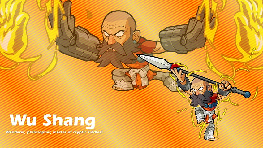 Wu Shang Poster/ : Brawlhalla, brawlhalla scythe HD wallpaper