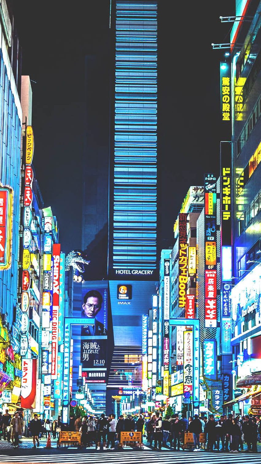 Cities By Night iPhone, city japan phone HD phone wallpaper | Pxfuel