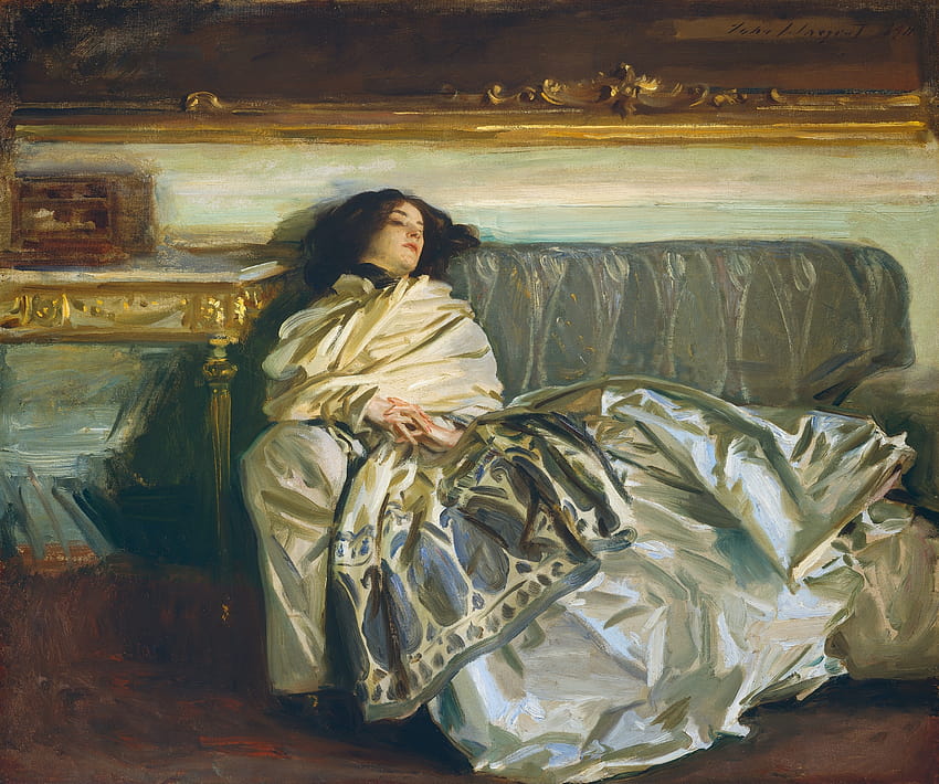 John Singer Sargent Classic Art Artwork Women Couch, classic art women HD wallpaper