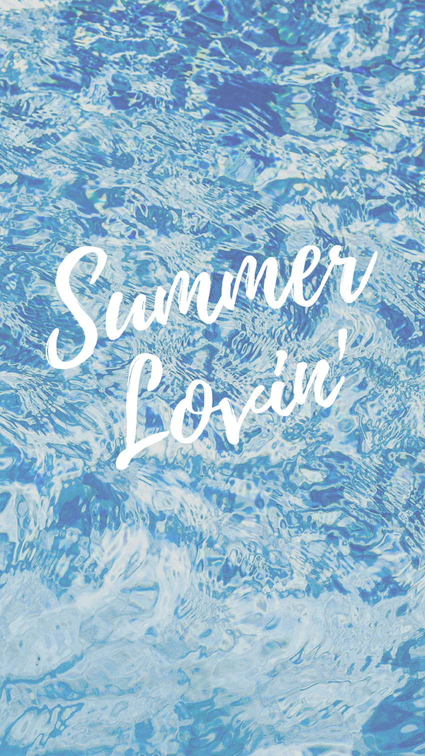 Summer Lovin' Quotes iPhone, cute aesthetic preppy summer HD phone wallpaper
