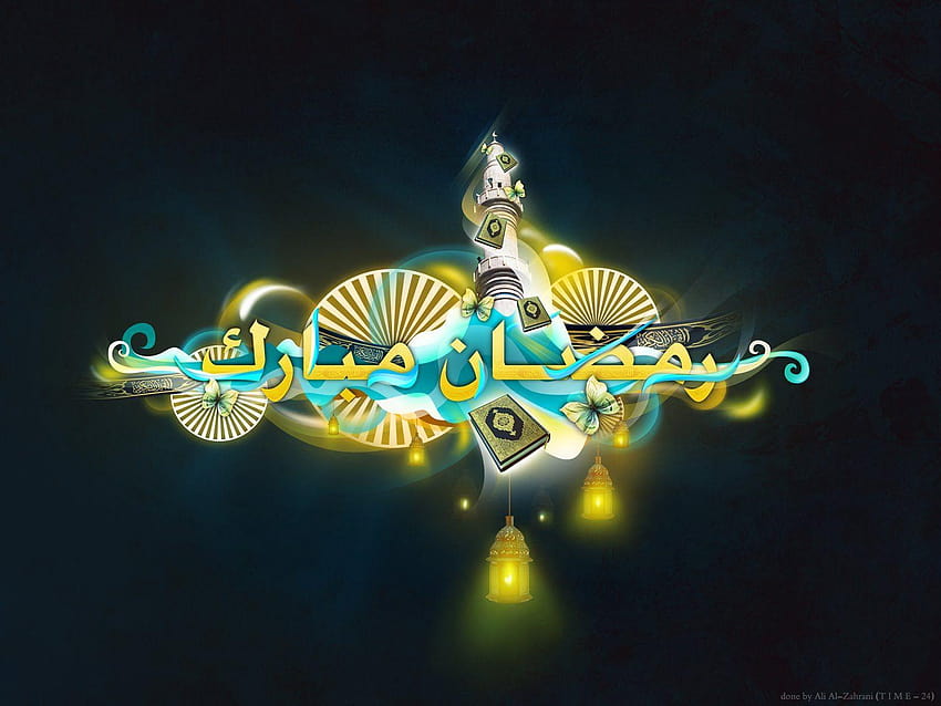 Ramzan Mubarak, ramadan mubarak in arabic HD wallpaper