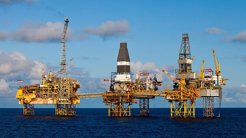 Öl- und Gasexploration und -produktion in der britischen Nordsee, Kohleölgas HD-Hintergrundbild