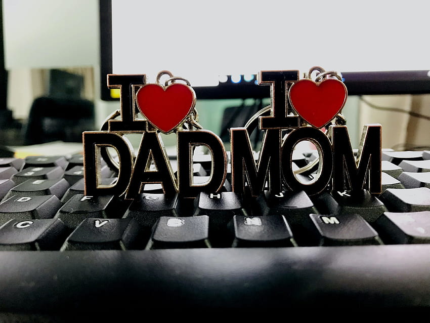 Love Mom Dad ... tip, mother and father HD wallpaper