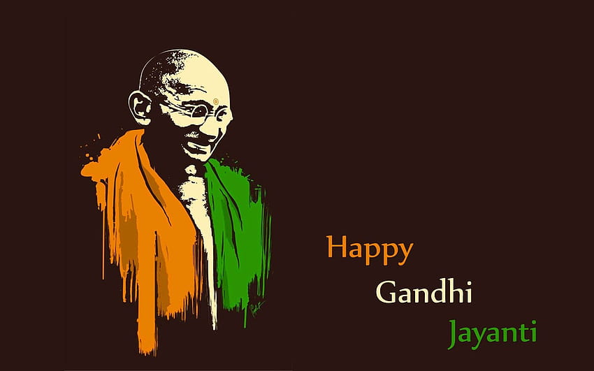 Mahatma Gandhi Jayanti Beste Wünsche, Gandhi Jayanthi HD-Hintergrundbild