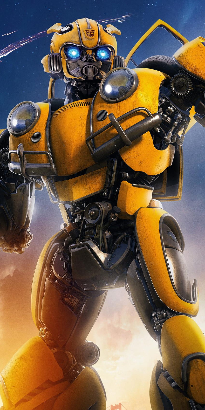 1080x2160 robot, movie, transformers, bumblebee, bumblebee minimal HD phone wallpaper