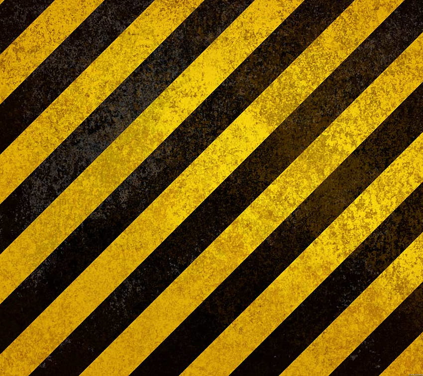 Garis Diagonal Hitam dan Kuning, hitam kuning Wallpaper HD