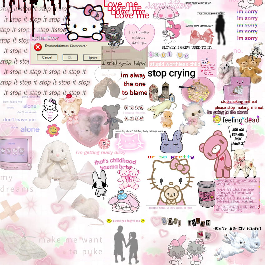 Image tagged with traumacore sanrio hello kitty on Tumblr