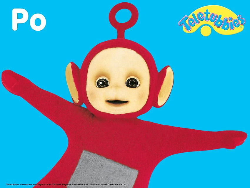 Red Cute Aesthetic Teletubbies HD wallpaper