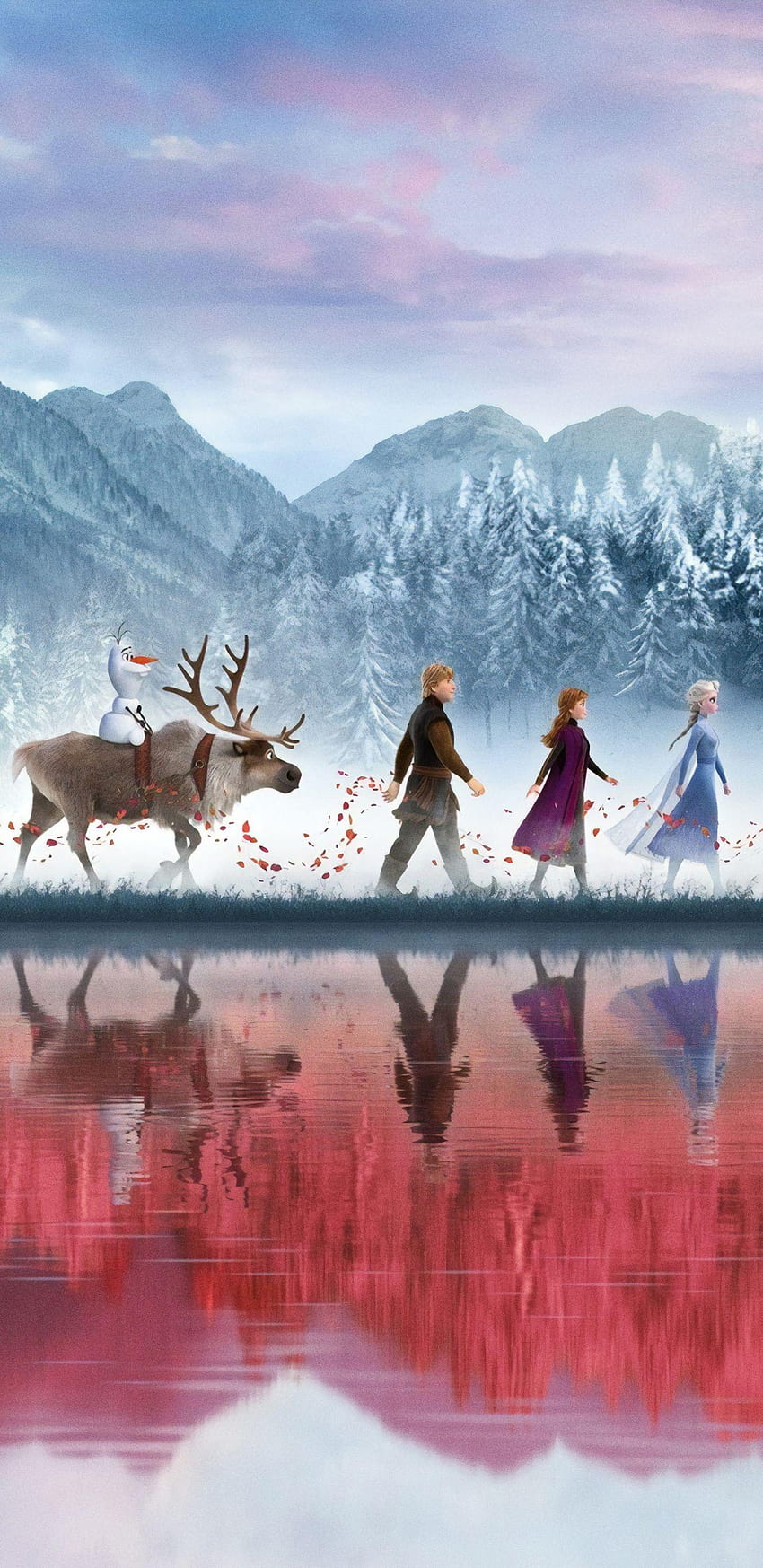 1440x2960 Frozen 2, outdoor, movie, animation, 2019, frozen 2 2019 animation HD phone wallpaper