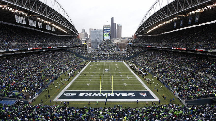 Seattle Seahawks Panoramic Picture - Lumen Field NFL Fan Cave Decor