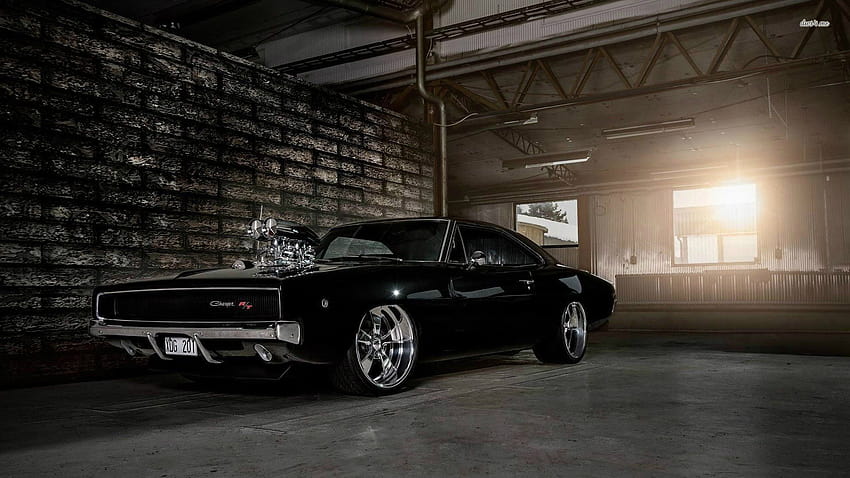 black muscle car Fast and Furious Dodge Charger muscle cars 1969 Dodge Charger R/T 1968 Dodge Charger… in 2020, fast and furious vintage car HD wallpaper