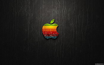 Retro Apple Logo Hintergrundbild