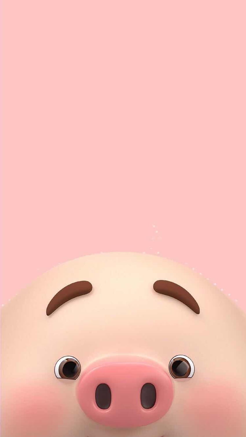 iPhone and Android : Cute Piggy for iPhone and Android, pink pig HD phone wallpaper