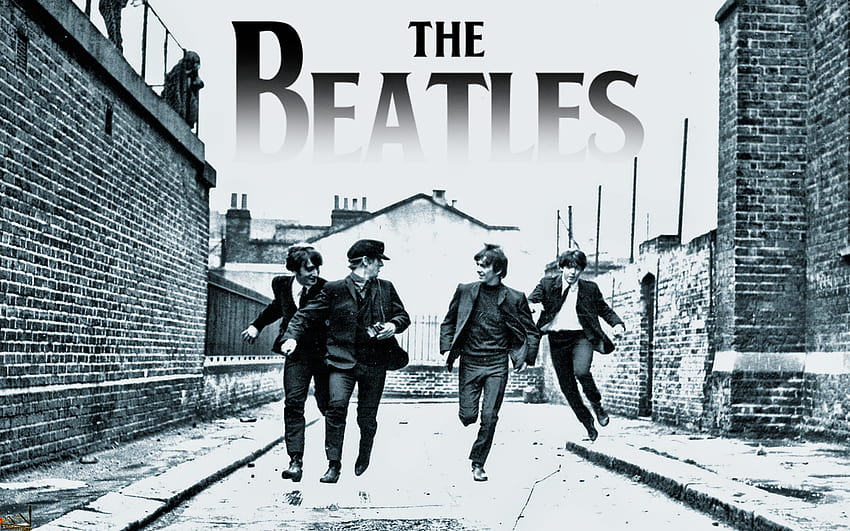 The Beatles 39, o logotipo dos Beatles papel de parede HD