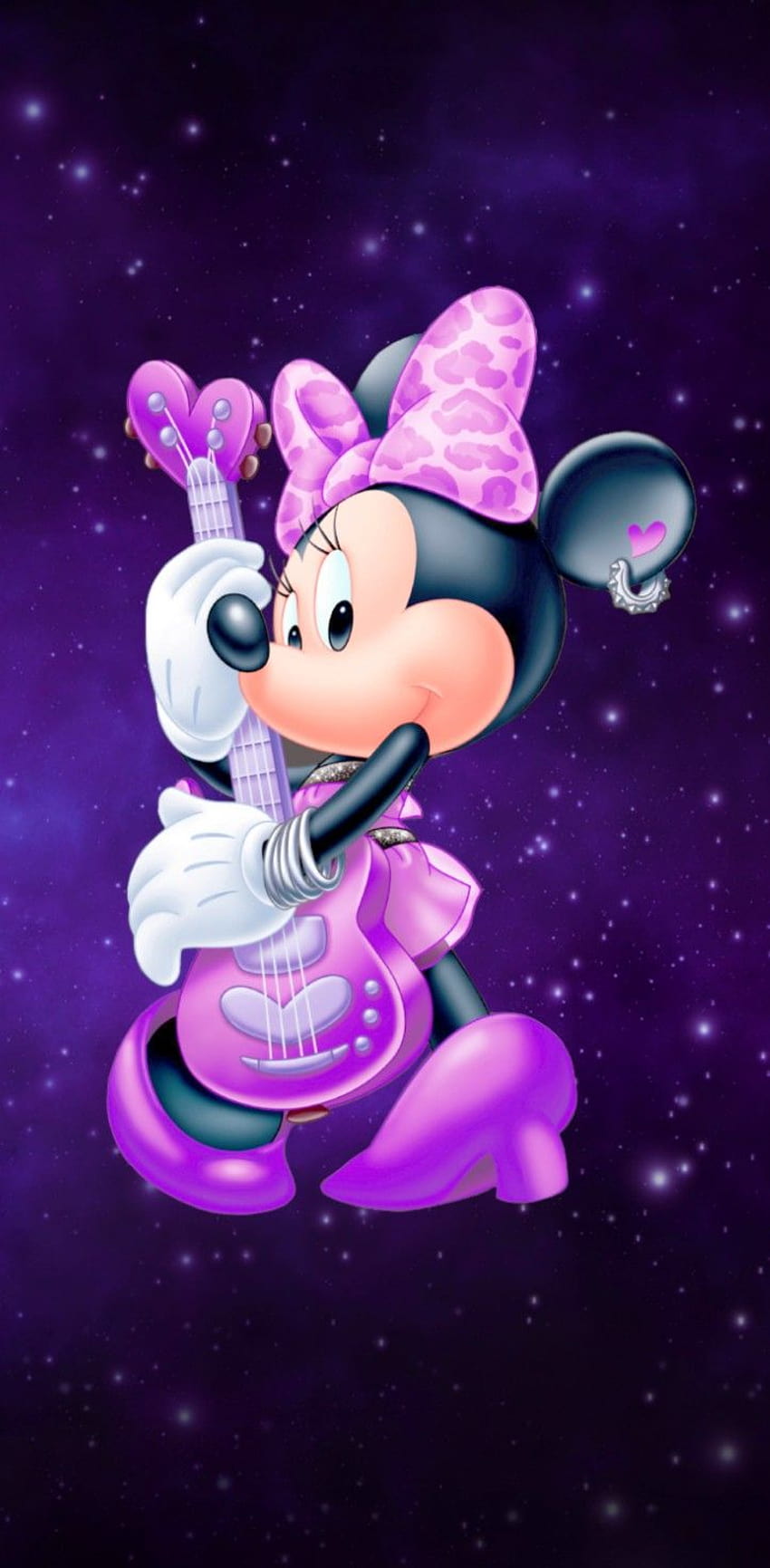 Fondo de Minnie, bunga aster dan minnie mouse wallpaper ponsel HD