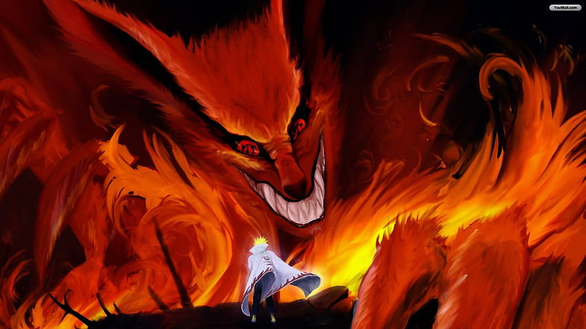 Naruto Uzumaki Neunschwänziger Fuchs Android : Anime HD-Hintergrundbild