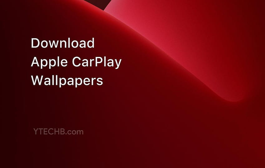 iOS 14의 새로운 Apple CarPlay! HD 월페이퍼