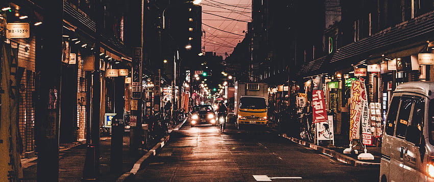 Streets of Tokyo 21:9, tokyo street at night HD wallpaper | Pxfuel