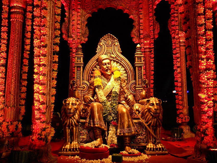 rajyabhishek shivaji maharaj HD тапет