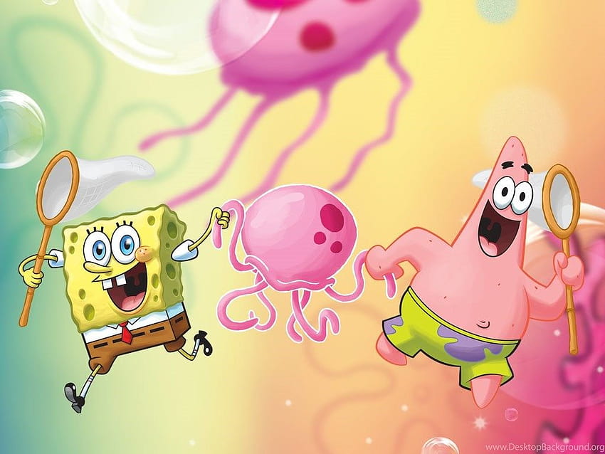 Spongebob Squarepants Resolusi Tinggi Dan Patrick Star ... Latar belakang, musim panas spongebob Wallpaper HD