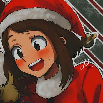 Download Anime Santa Girl Christmas PFP Wallpaper  Wallpaperscom