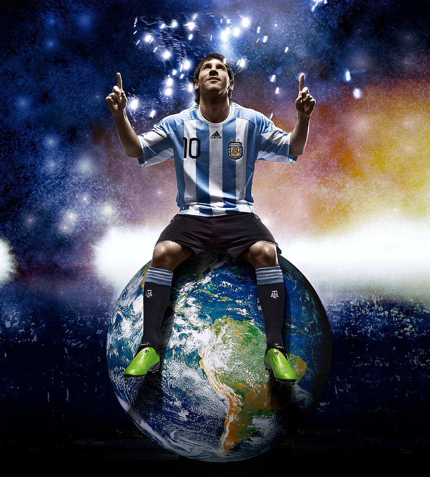 Lionel Messi Argentina พื้นหลังสุดพิเศษ โทรศัพท์เมสซี วอลล์เปเปอร์โทรศัพท์ HD