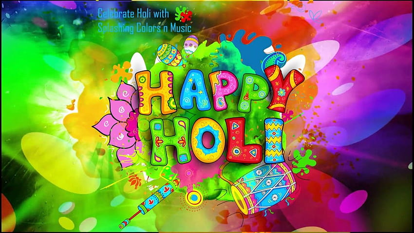 Happy Holi 2017, Animation, Gifs, Song, whatsapp Video , Wishes 10 HD  wallpaper | Pxfuel