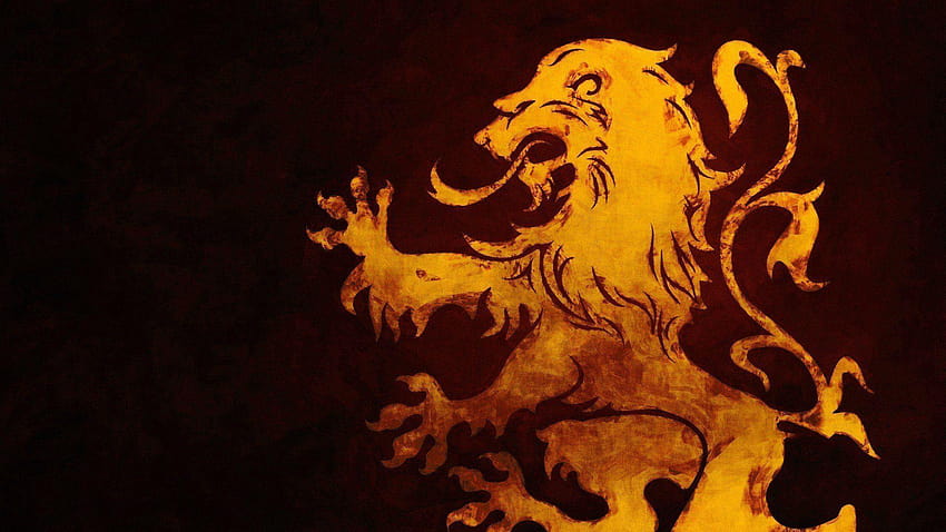 lion royal logo shield sign symbol red yellow emblem, lion logo HD wallpaper