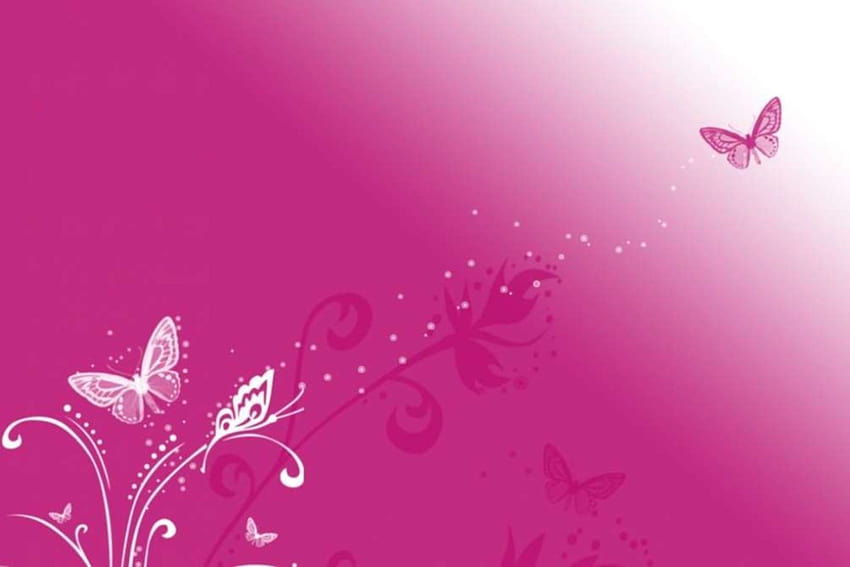 Backgrounds Pink Group, cute butterfly baby pink HD wallpaper