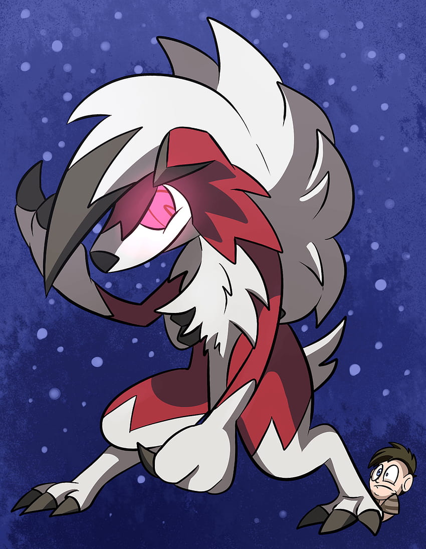 Lycanroc Midnight Form HD phone wallpaper | Pxfuel