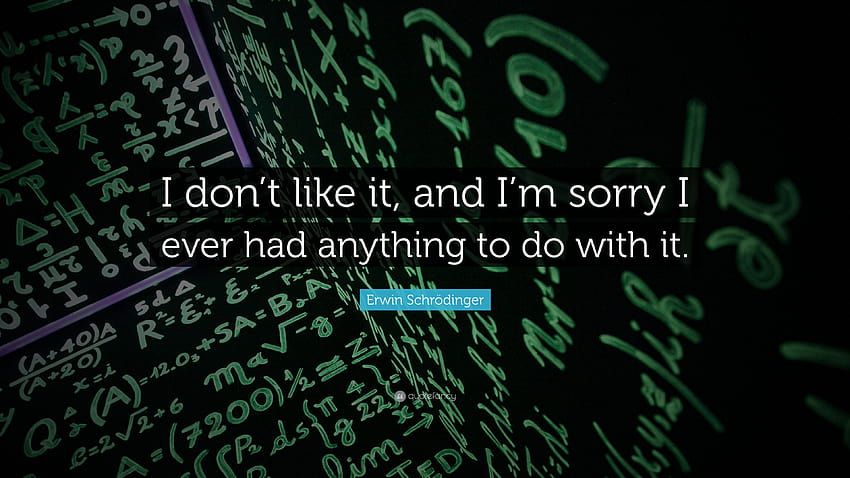 m sorry I ever had anything ...quotefancy, erwin schrodinger HD wallpaper