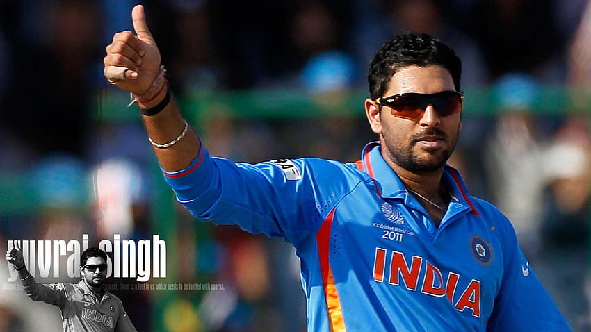 yuvraj singh jugador de críquet indio jugador de críquet indio, equipo nacional de críquet de india fondo de pantalla