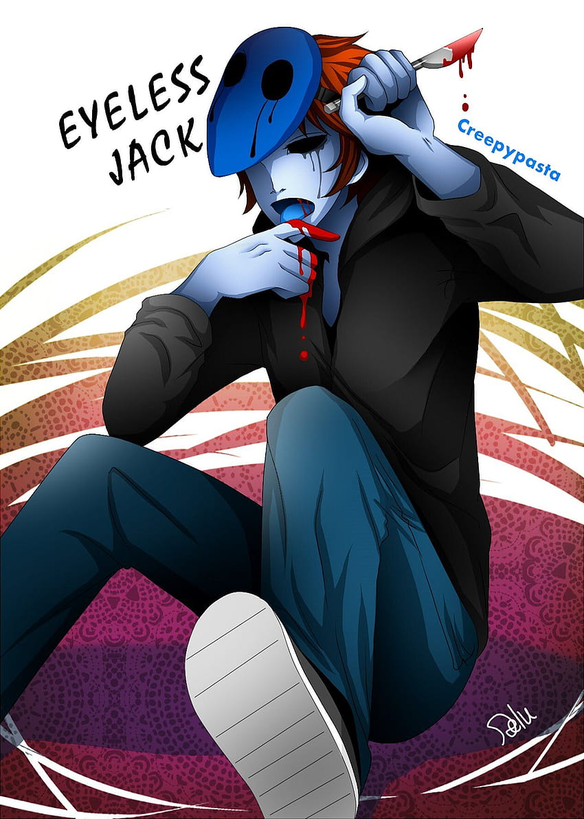 Drawn Eyeless Jack Anime  Creepypasta Sexy Eyeless Jack  Free Transparent  PNG Clipart Images Download