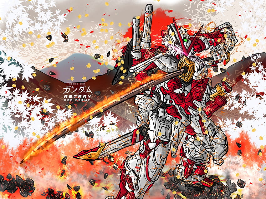 Gundam Astray Red Frame de Arychie Surya no Dribbble papel de parede HD