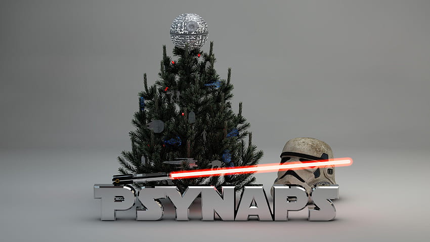 Star Wars Christmas Tree Custom, Weihnachtskiefer HD-Hintergrundbild