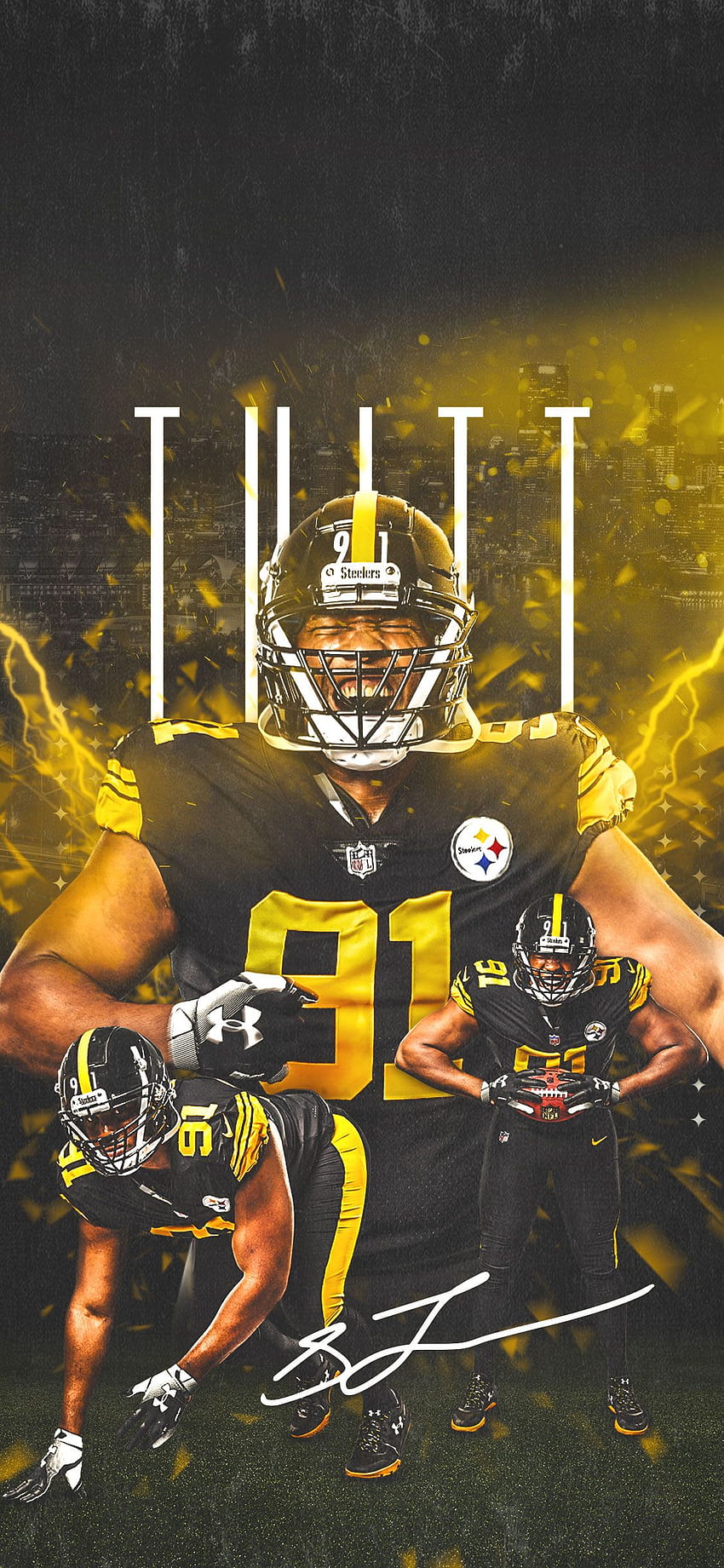 Pittsburgh Steelers Video Conferencing Backgrounds, steelers players HD phone wallpaper