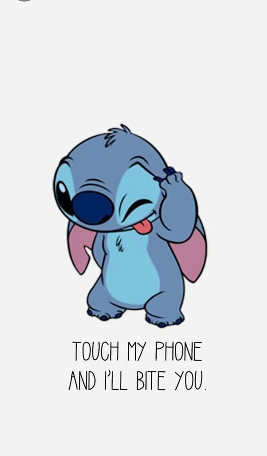 Stitch By Sammisamz420 Touch My Phone And I [749x1280] for your , Mobile & Tablet, best friend 스티치 HD 전화 배경 화면